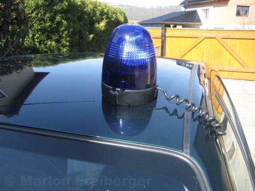 Blaue Haube ( Polizei-Licht) für Kennleuchte