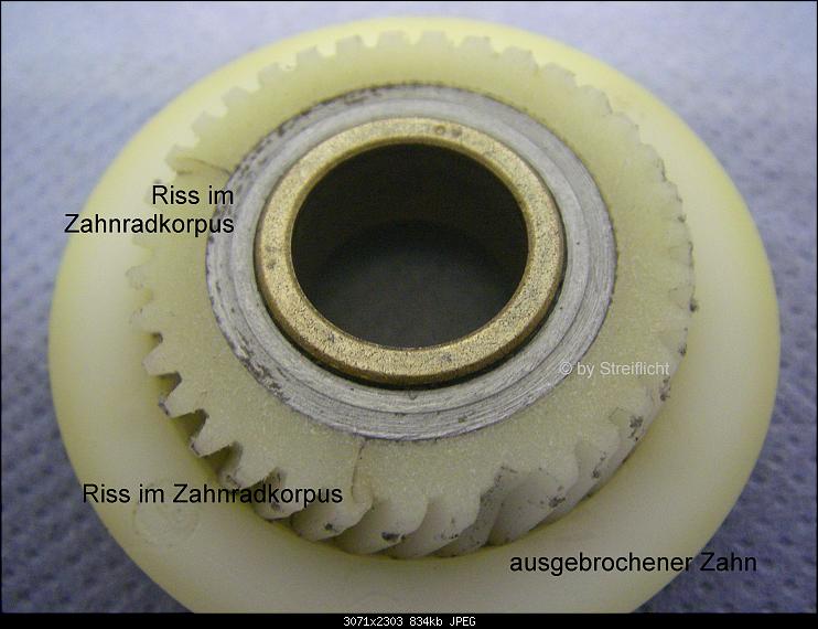 Klicke auf die Grafik für eine größere Ansicht

Name:	Ritzelschaden_RKLE90.jpg
Hits:	2306
Größe:	833,9 KB
ID:	6878